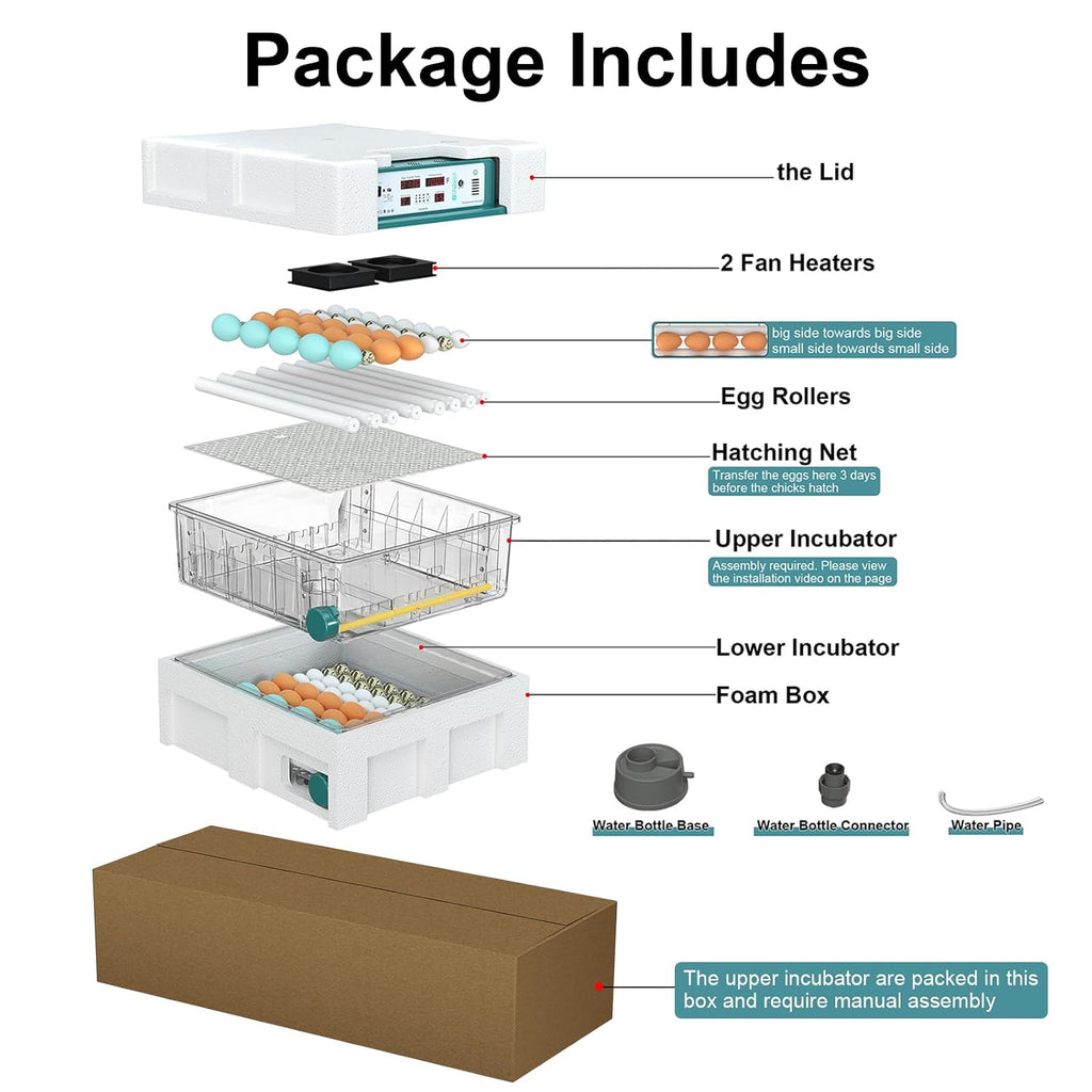 120 egg incubator with 5 preset modes, product photo 6