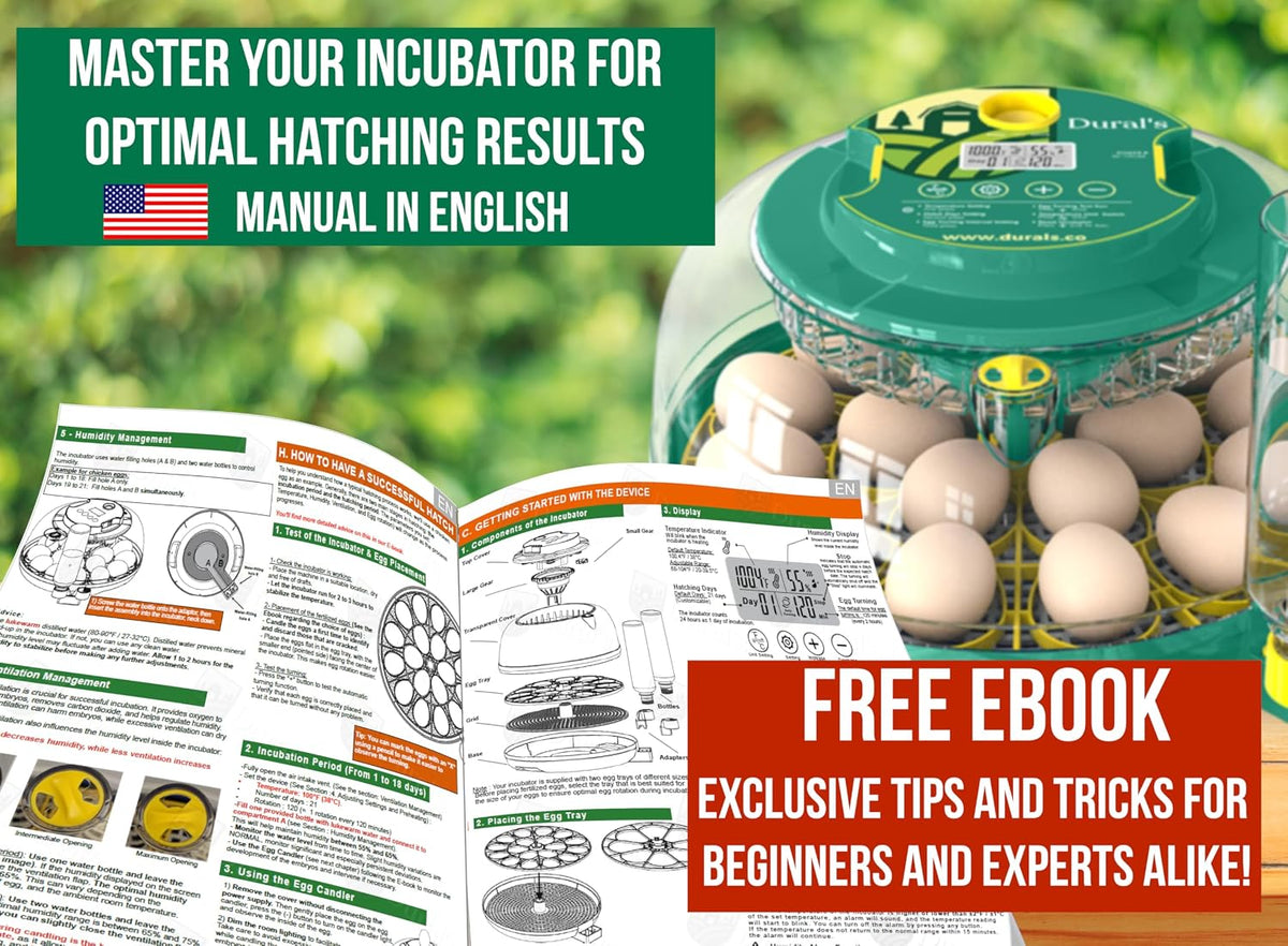 18 egg incubator with day-18 auto stop, product photo 8