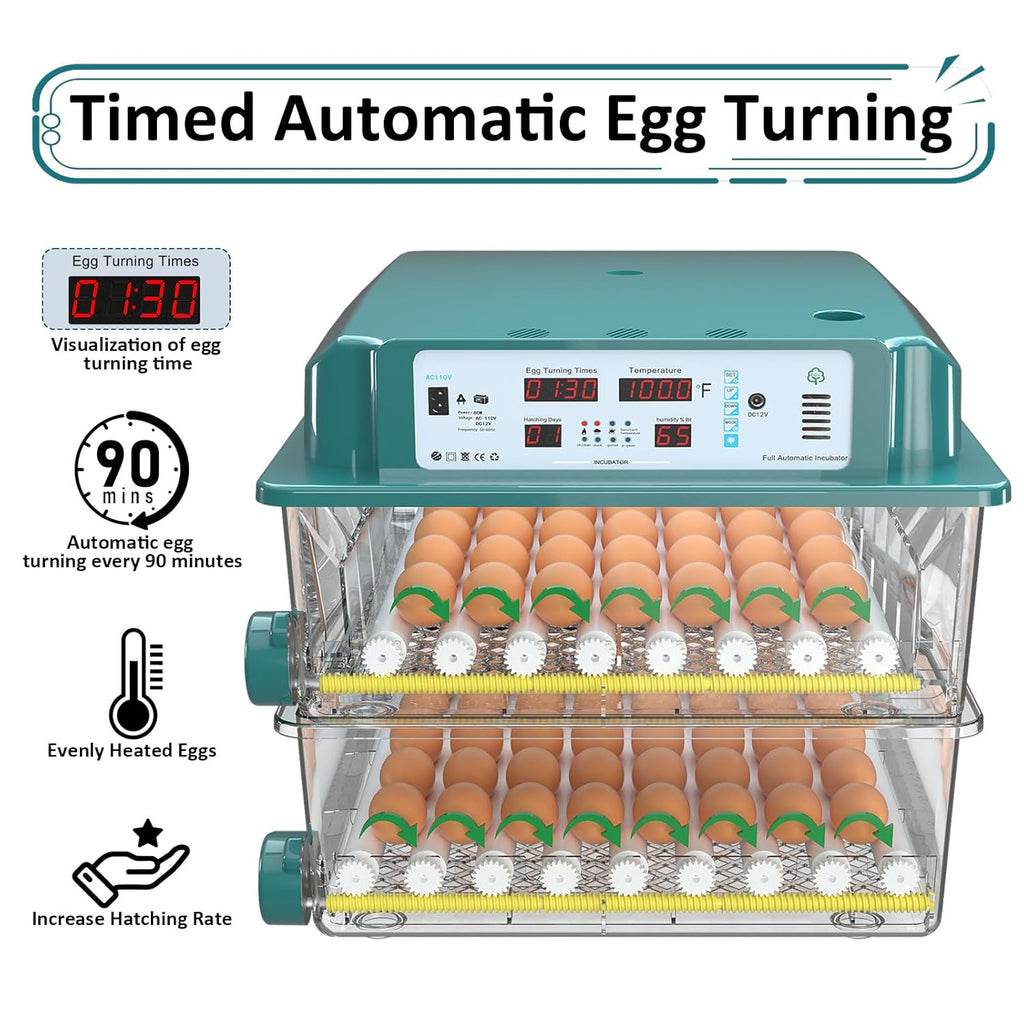 120 egg incubator with 5 preset modes, product photo 5