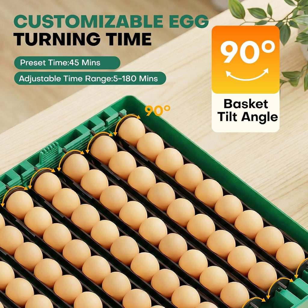 72 egg incubator with humidity pump, product photo 5