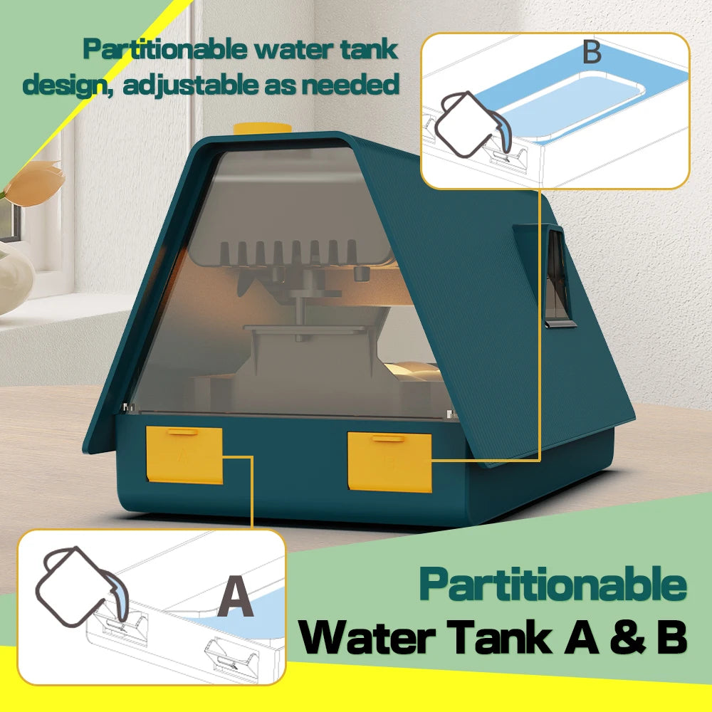 10 egg classroom incubator with candler, product photo 5